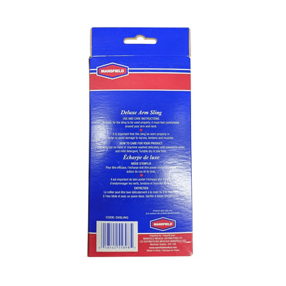 Instructions for Mansfield Deluxe Arm Sling (One Size Fits All)