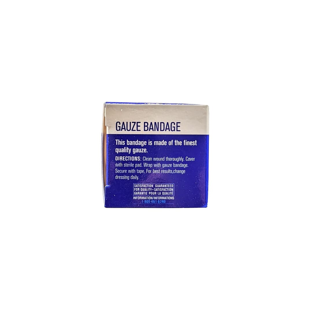 Directions for Mansfield First Aid Gauze Bandage (10.2 cm x 9.14 m) in English