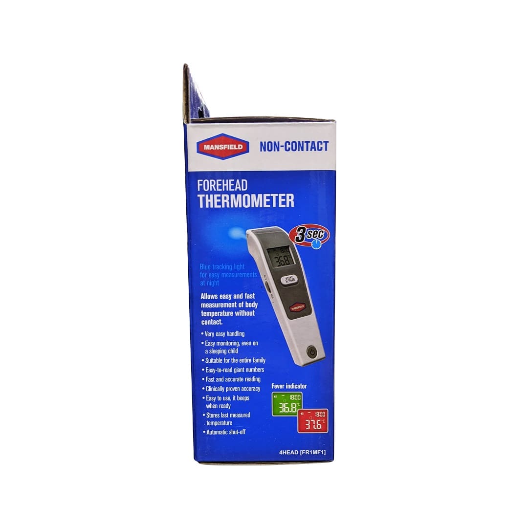 Features of Mansfield Non-Contact Forehead Thermometer in English