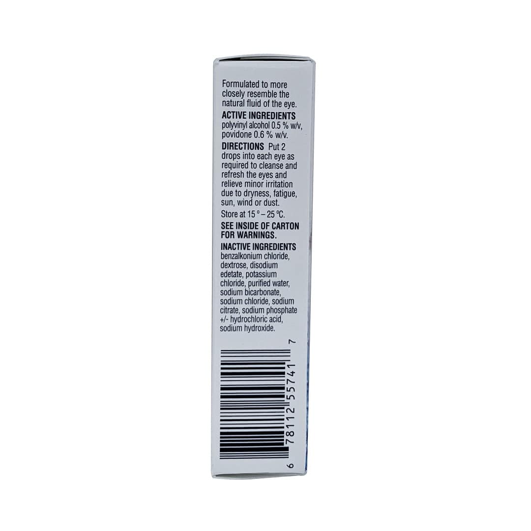 Description, ingredients, directions for Murine Tears Supplemental (15 mL) in English