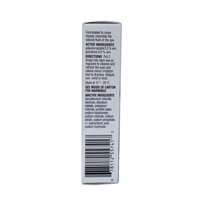 Description, ingredients, directions for Murine Tears Supplemental (15 mL) in English