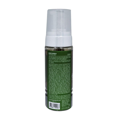 Product label for Neogen Real Fresh Foam Green Tea Soothing Bio-Cleanser in Korean