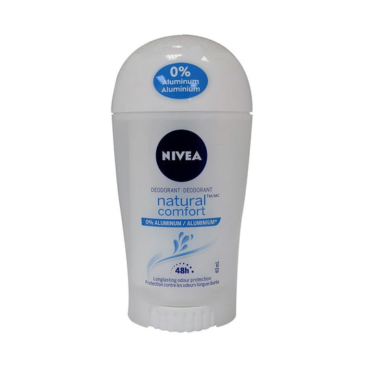 Product label for Nivea Natural Deodorant (40mL) 