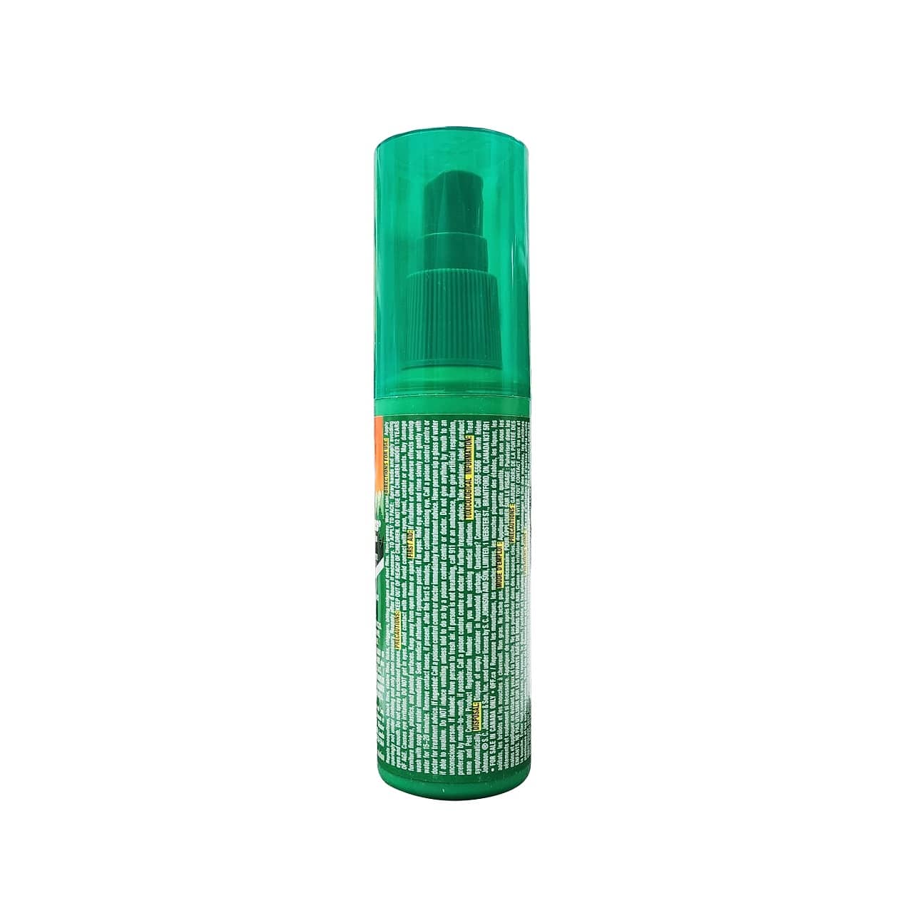 Description, precautions, first aid, disposal for Off! Deep Woods Pump Spray Insect Repellent (100 mL) in English