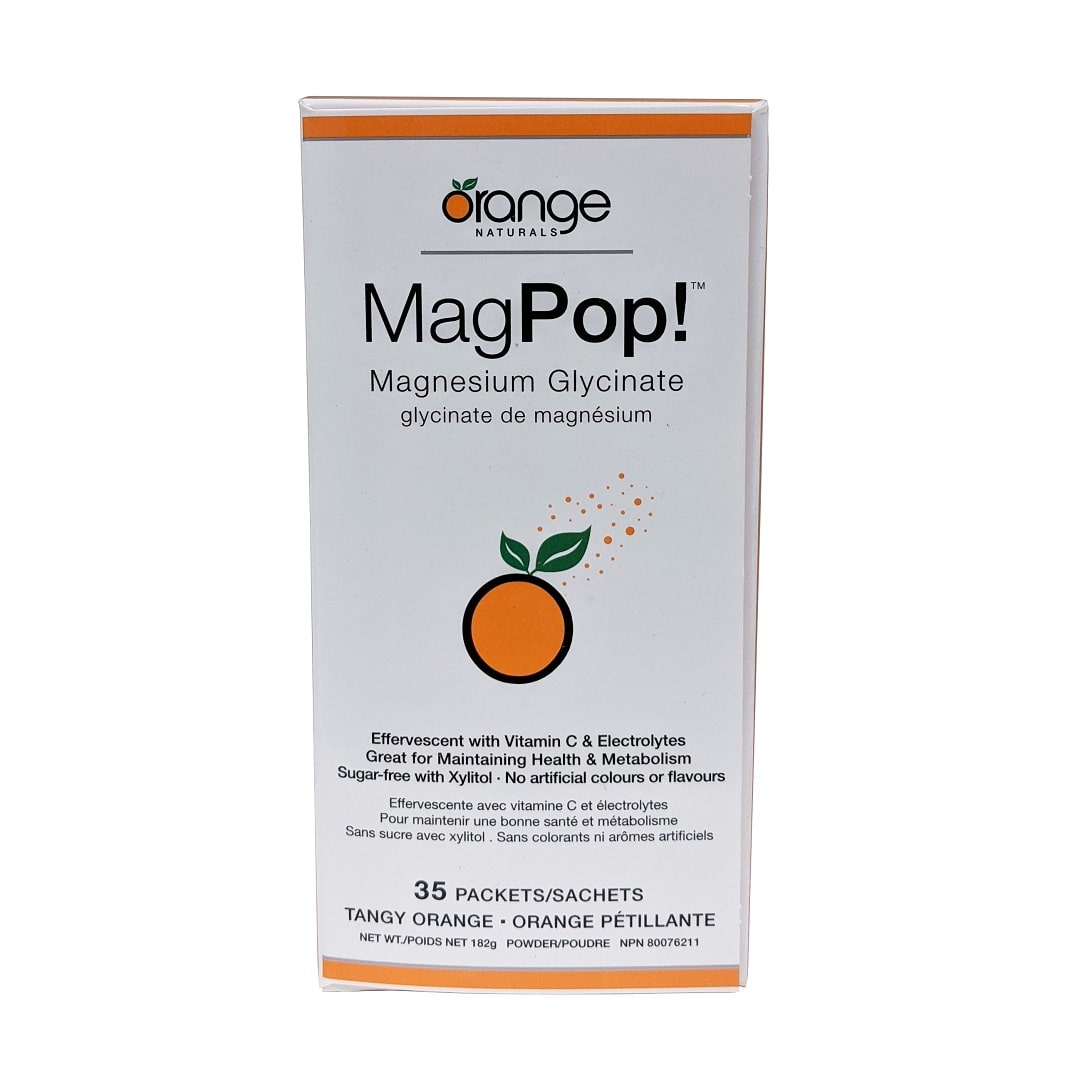 Orange Naturals MagPop! Magnesium Glycinate Powder (35 Sachets ...