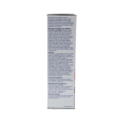 Details, directions, ingredients, and warnings for Otrivin Medicated Complete Nasal Care Triple Action Nasal Mist in English