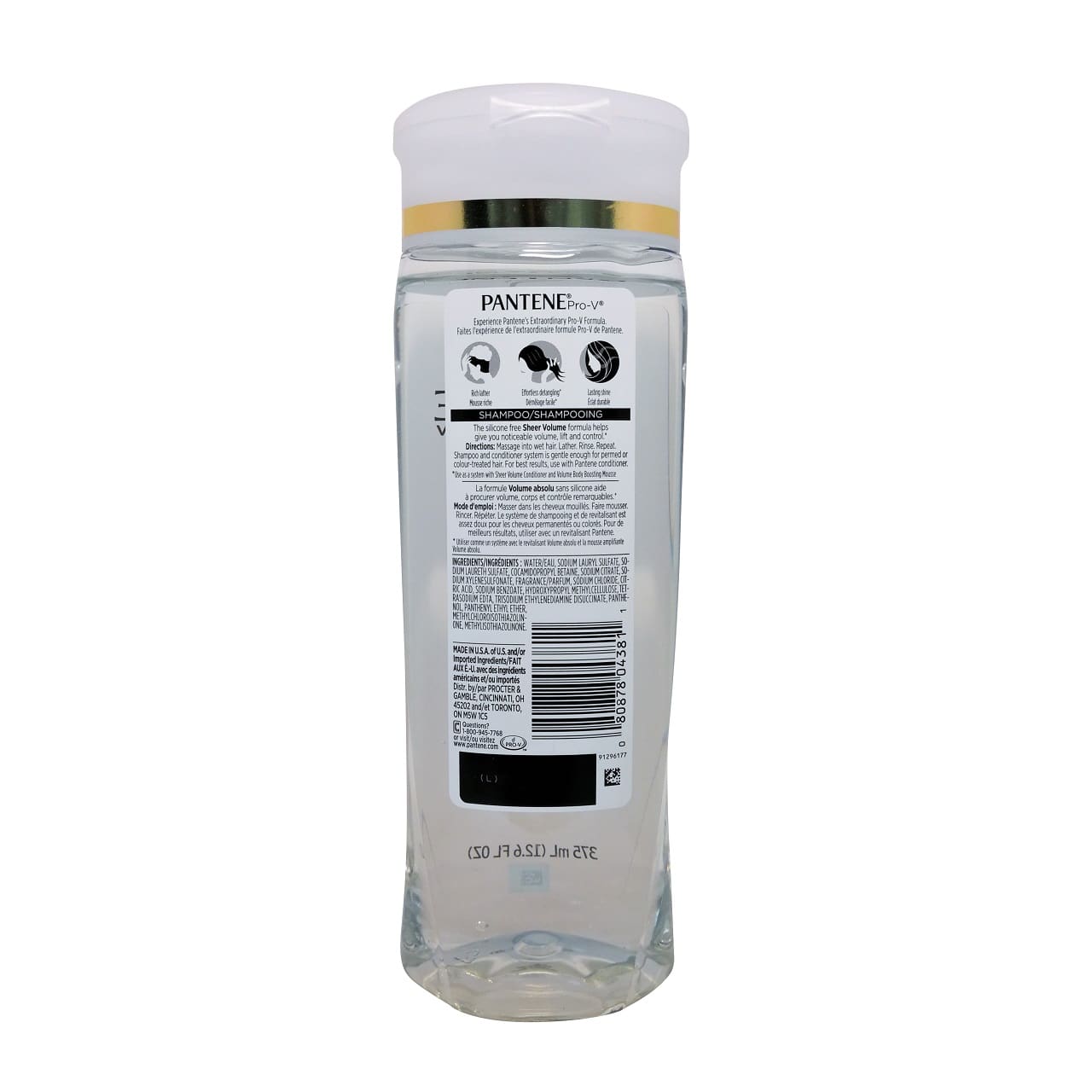 tetraeder foretrækkes Habubu Pantene Pro-V Daily Sheer Volume Shampoo (375mL) – beyondRx.ca (by 99  Pharmacy)