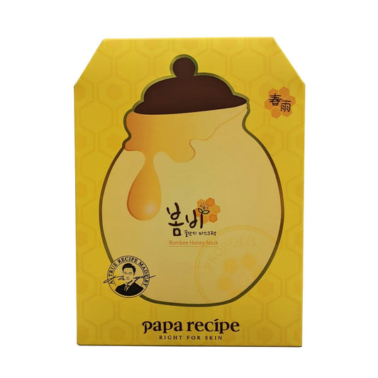 Product label for Paparecipe Bombee Honey Mask (10 Sheets)