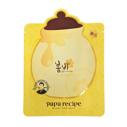 Product label for Paparecipe Bombee Honey Mask (1 Sheet)