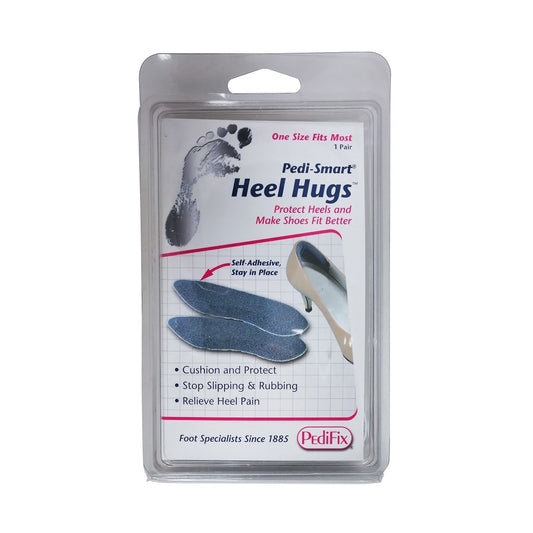 Product label for PediFix Pedi-Smart Heel Hugs