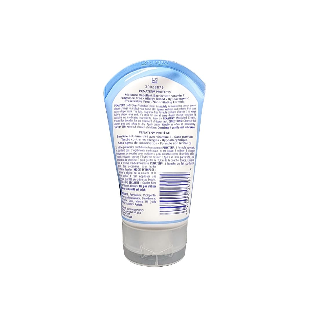 Description, indications, ingredients for Penaten Protection Daily Clear Protection Cream (100 grams)