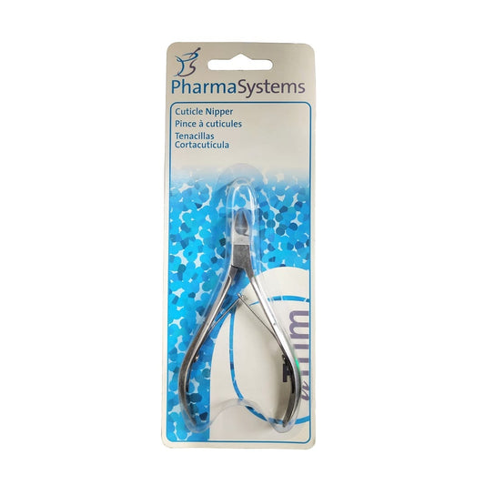 Product label for PharmaSystems Cuticle Nipper