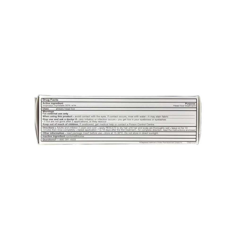 Resultz Isopropyl Myristate Rinse Head Lice Treatment (120 mL ...