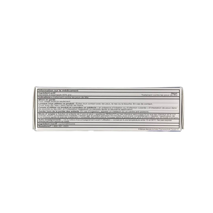 Resultz Isopropyl Myristate Rinse Head Lice Treatment (120 mL ...