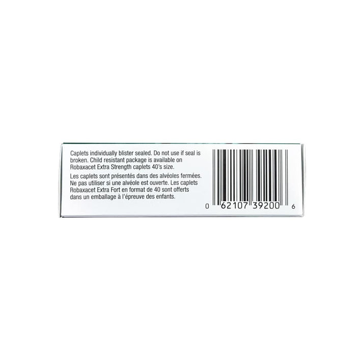 Robax Robaxacet Extra Strength for Back & Muscle (18 Caplets ...