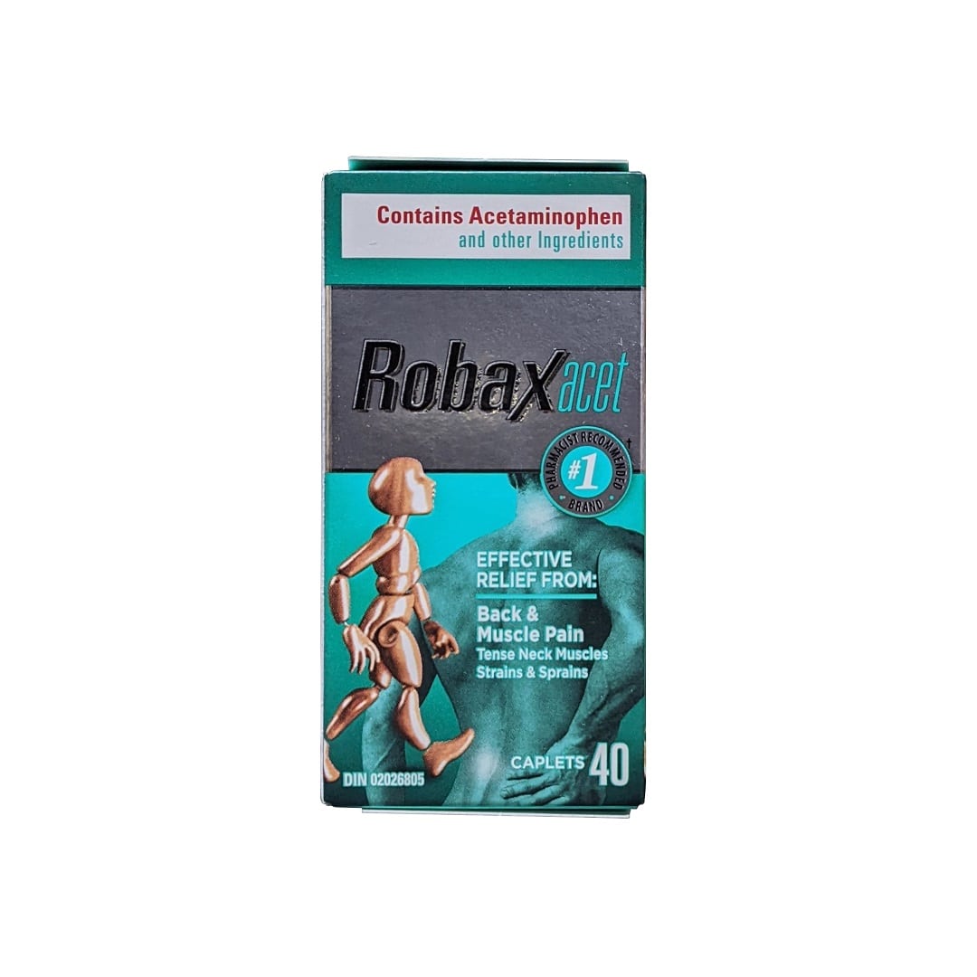 Robax Robaxacet for Back & Muscle (40 Caplets) – beyondRx.ca (by 99 ...