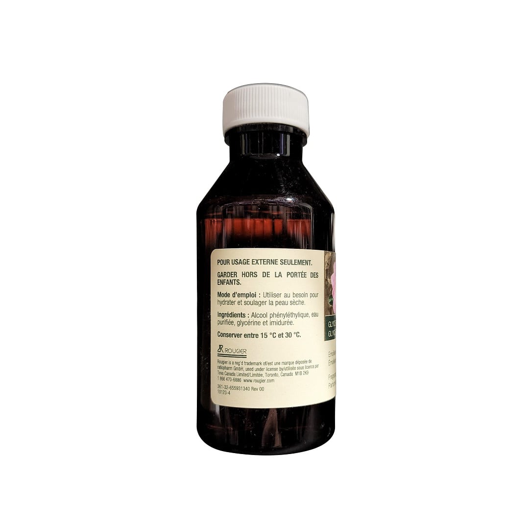 Cautions, directions and ingredients for Rougier Glycerin and Rosewater (100 mL) in French