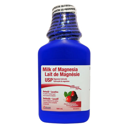 Rougier Pharma Milk of Magnesia Laxative Cherry Flavour (500mL)