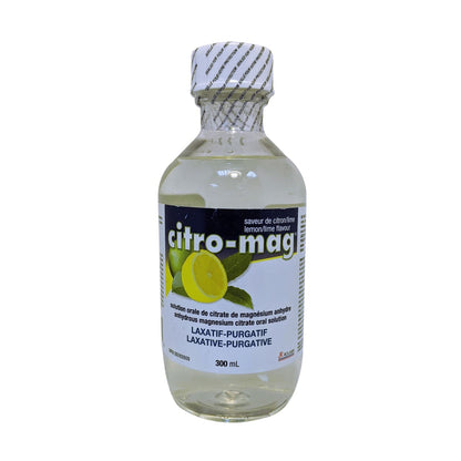 Product label for Rougier Pharma Citro-Mag Laxative (300mL) Lemon Lime 