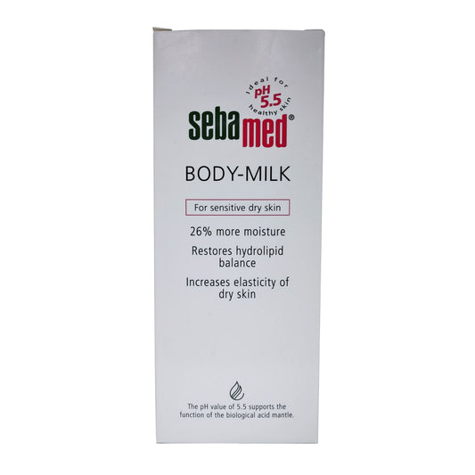 Product label for Sebamed Body-Milk