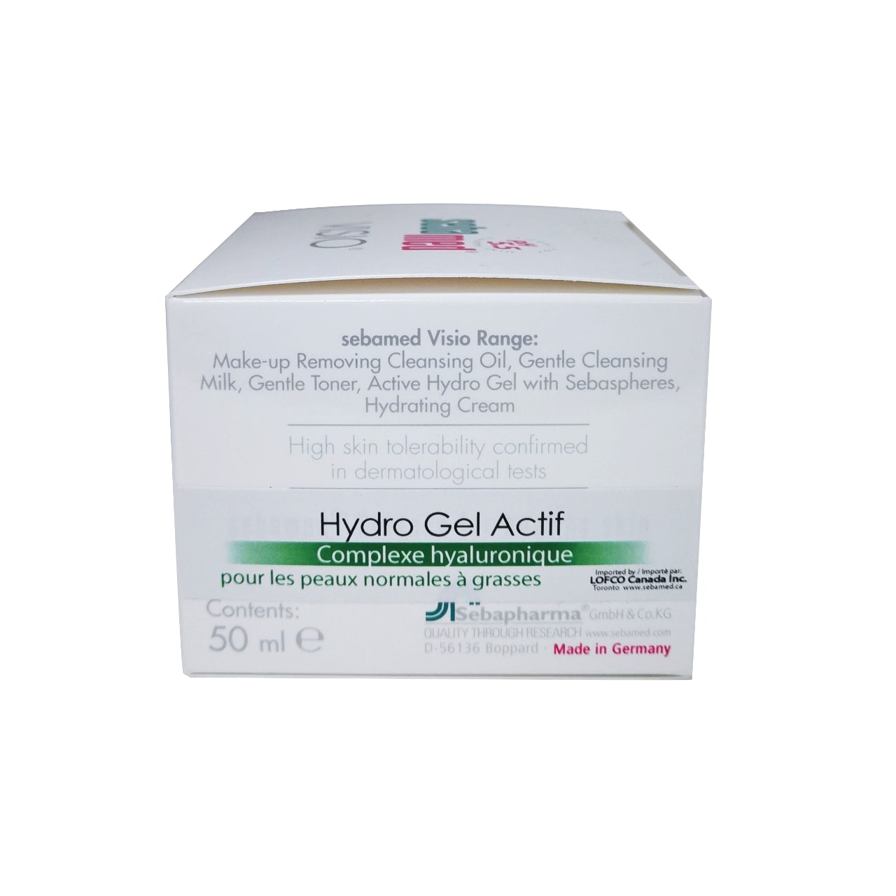 List of Sebamed Visio products