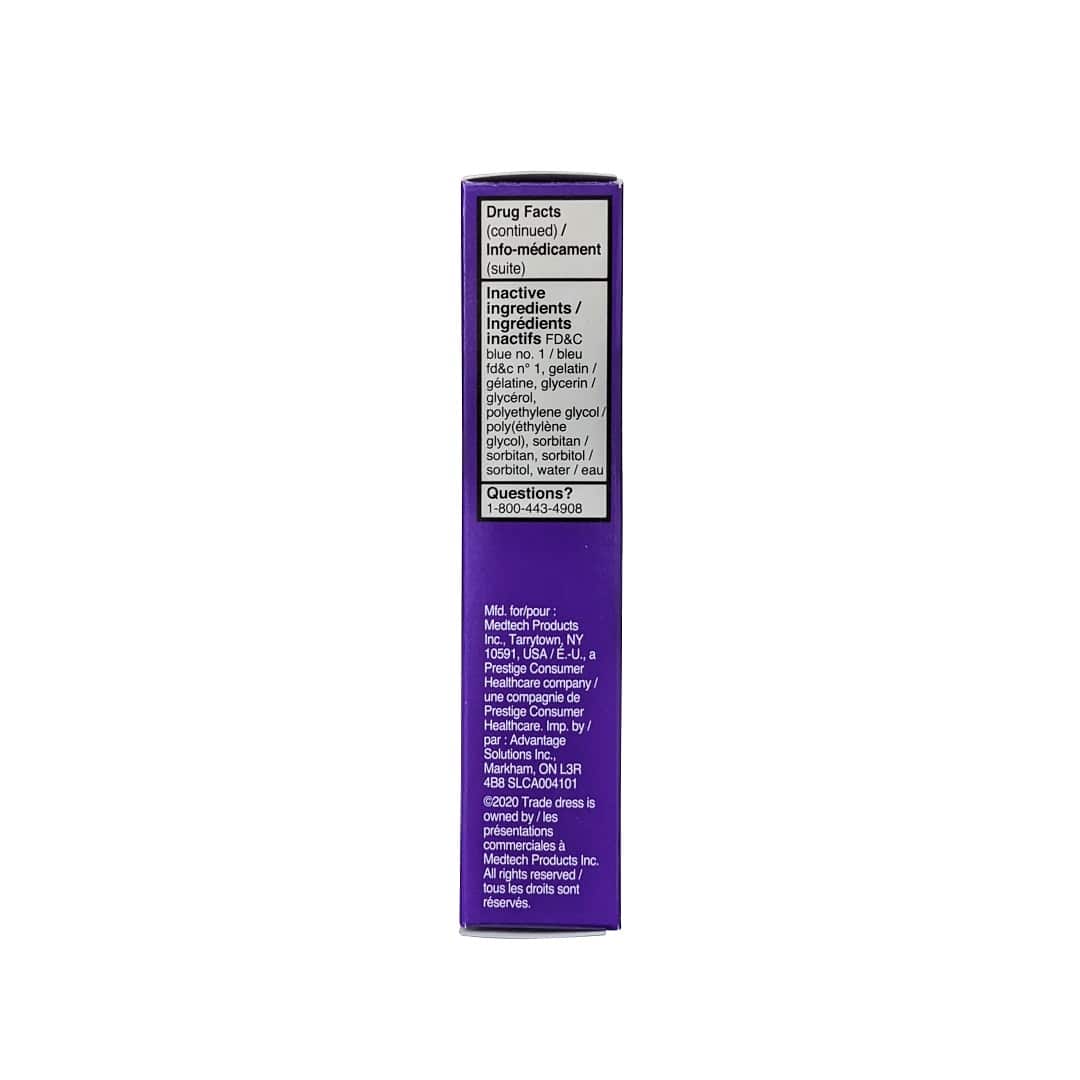 Ingredients for Sleep-eze Extra Strength Diphenhydramine Hydrochloride 50 mg Gel Capsules (20 softgels)