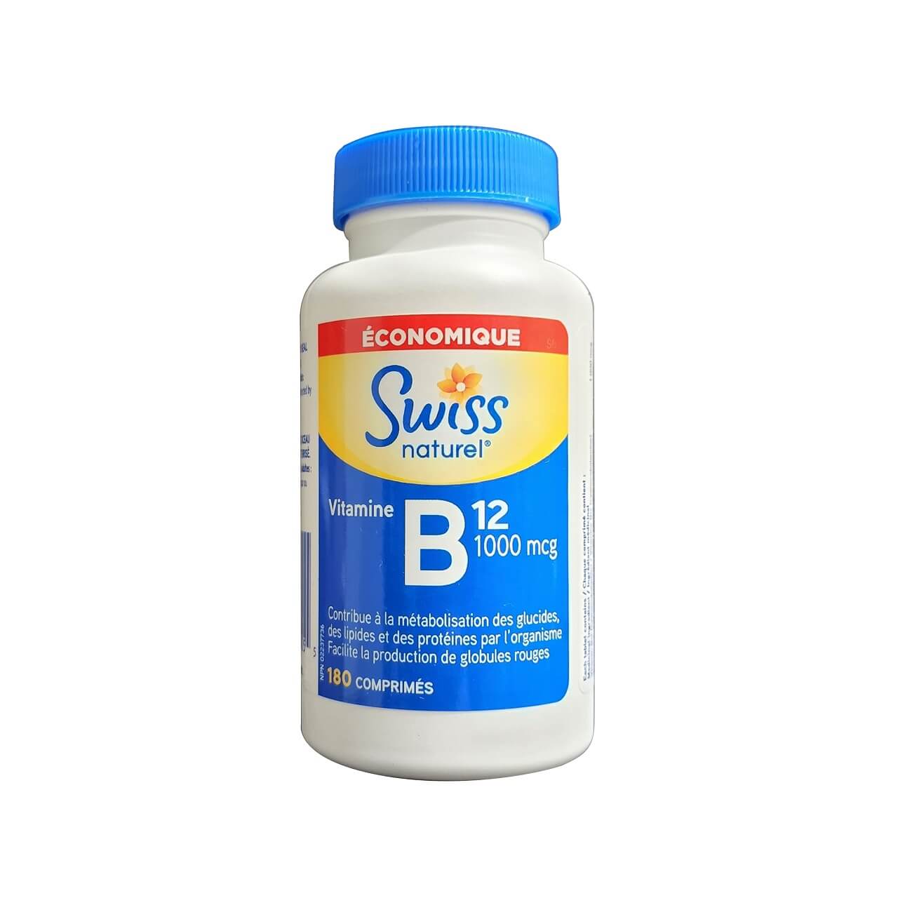 Swiss Natural Vitamin B12 1000 mcg (180 tablets)