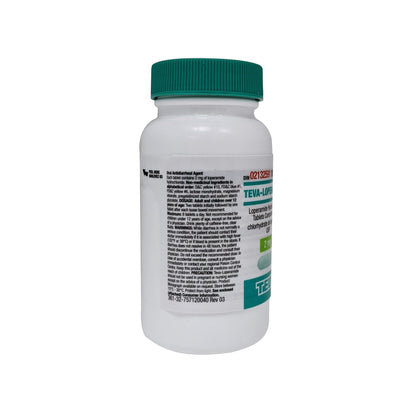 Use, dosage, warnings, and cautions for Teva-Loperamide 2mg bottle of 100 tablets.
