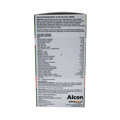 Product details, directions, ingredients, and warnings for Alcon Vitalux Healthy Eyes Complete Multivitamin in English