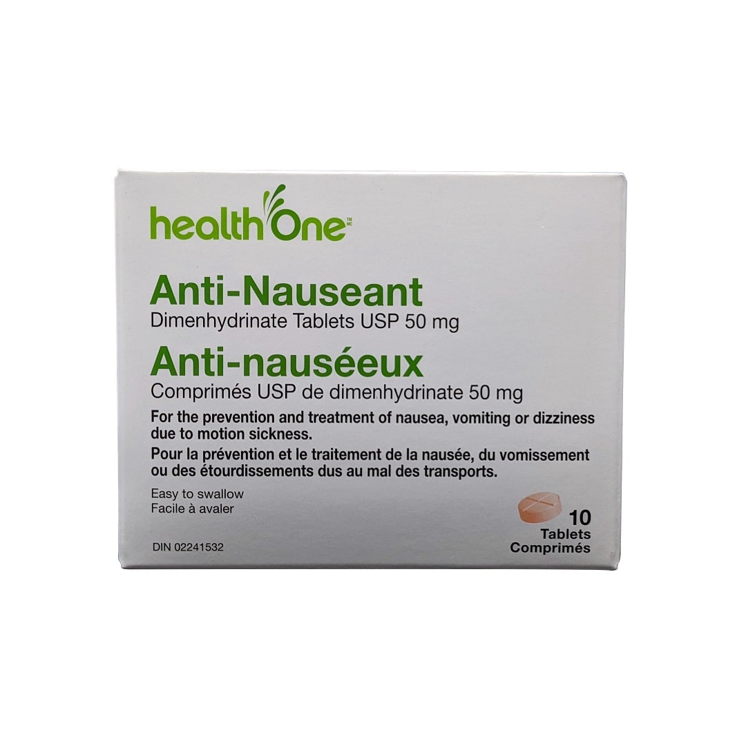 health One Anti-Nauseant Dimenhydrinate USP 50 mg (10 tablets ...