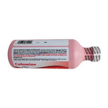 Use, directions, ingredients, and caution for Rougier Pharma Calamine Lotion in English