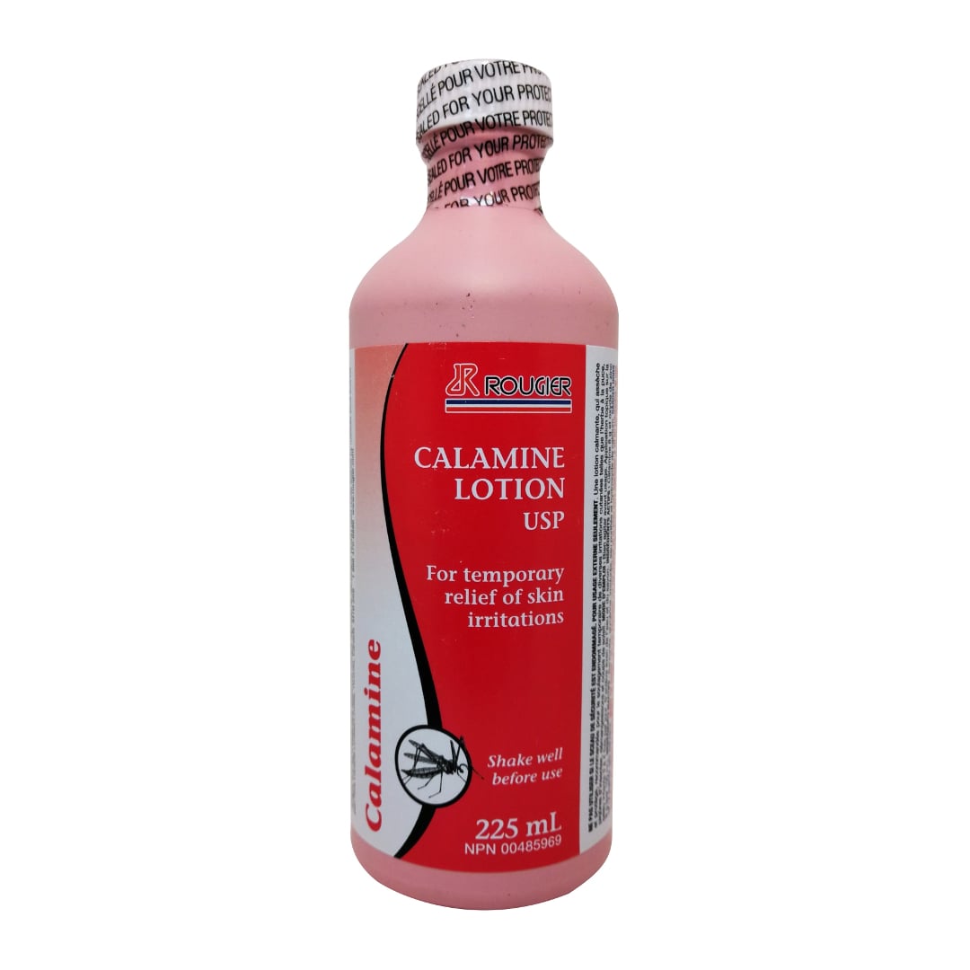 Product label for Rougier Pharma Calamine Lotion in English