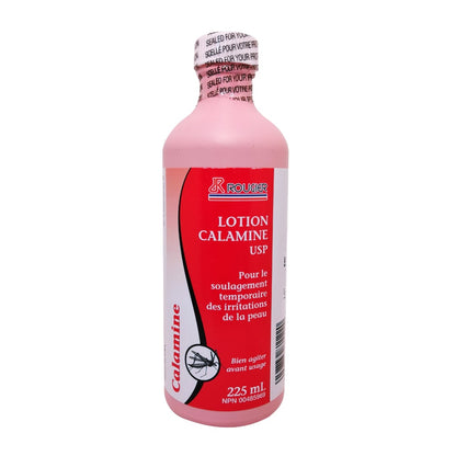 Product label for Rougier Pharma Calamine Lotion in French