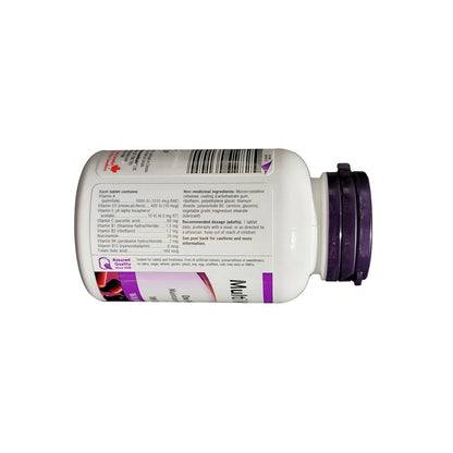 Ingredients and dose for webber naturals Multivitamins One per Day (100 tablets) in English